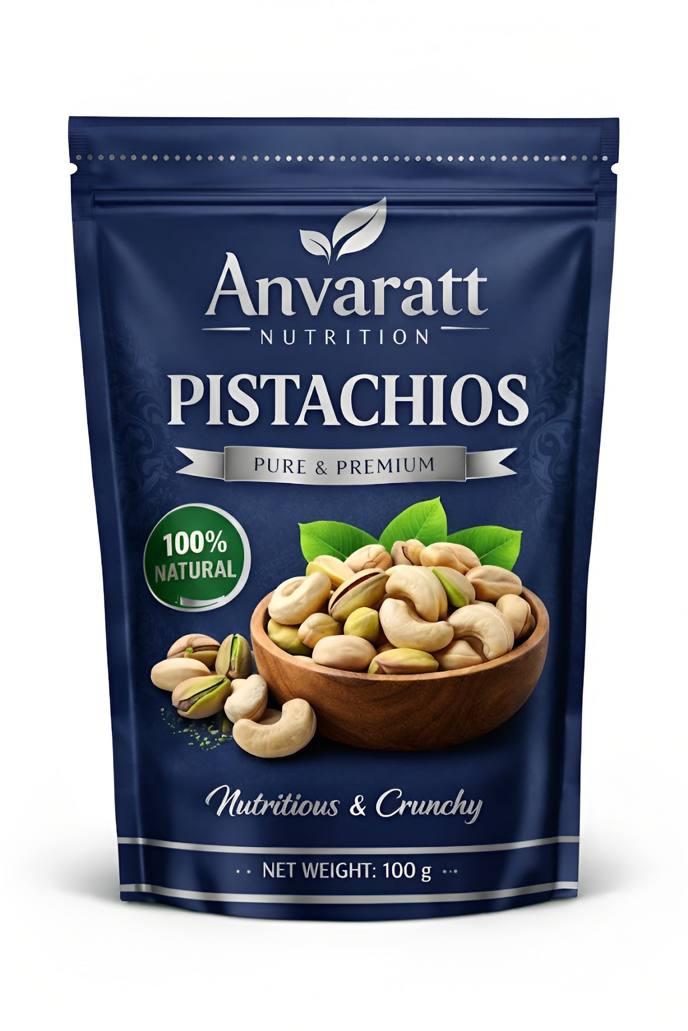 Anvaratt Nutrition Premium Pistachios – 100% Natural