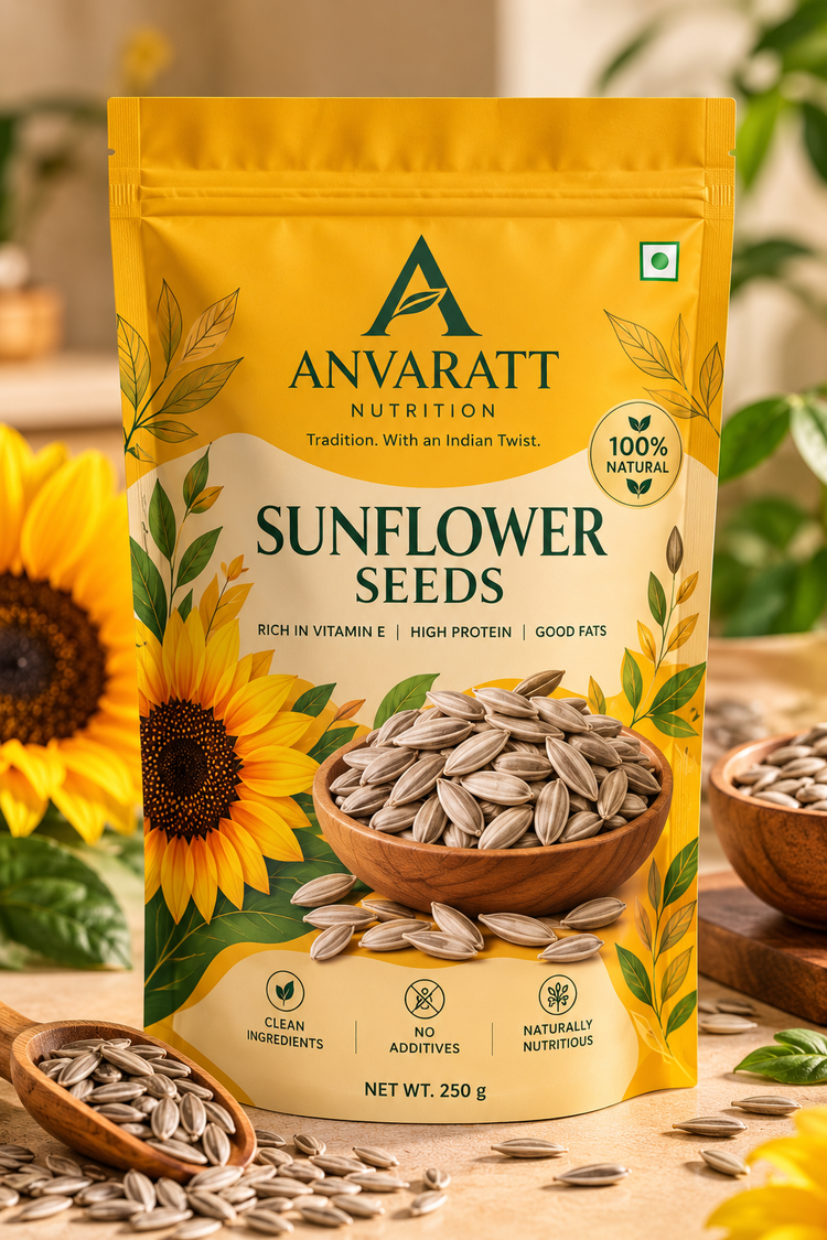 Anvaratt Nutrition Sunflower Seeds | 250 g
