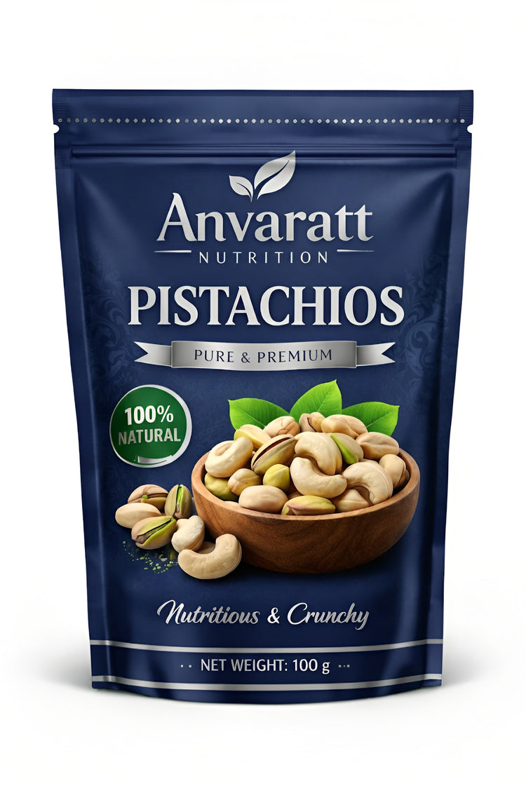 Anvaratt Nutrition Premium Pistachios – 100% Natural