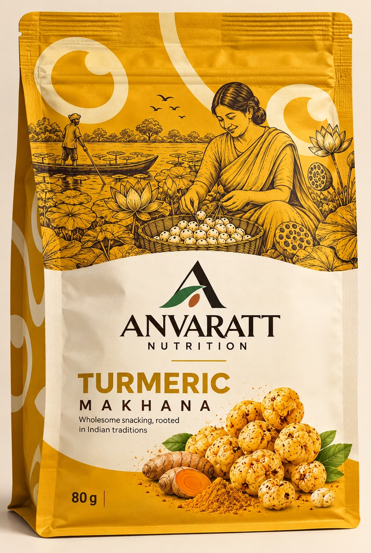 Turmeric Makhana 80 g pouch image